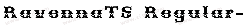 RavennaTS Regular字体转换